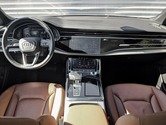 2024 Audi Q7 50 TDI II (4M) Рестайлинг 2, чёрный, 10150000 рублей - вид 14