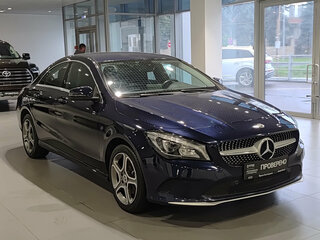 2018 Mercedes-Benz CLA 200 I (C117, X117) Рестайлинг, синий, 1750000 рублей, вид 3