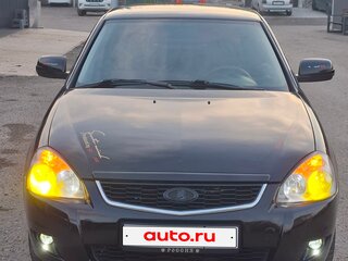 2008 Lada (ВАЗ) Priora I, чёрный, 350000 рублей, вид 1