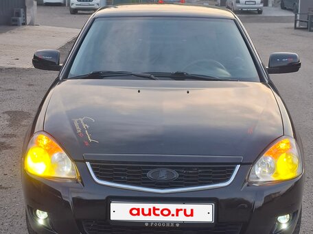 2008 Lada (ВАЗ) Priora I, чёрный, 350000 рублей, вид 1