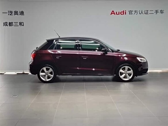 2016 Audi A1 I (8X) Рестайлинг, пурпурный, 970777 рублей - вид 3