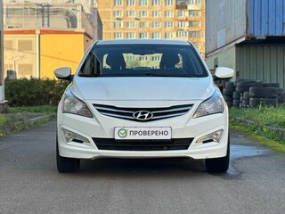 2016 Hyundai Solaris I Рестайлинг, белый, 1090000 рублей, вид 2