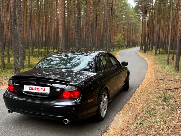2003 Jaguar S-Type R I, чёрный, 1500000 рублей - вид 4