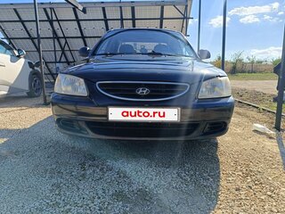 2011 Hyundai Accent ТагАЗ II, чёрный, 380000 рублей, вид 4