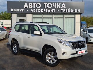 2014 Toyota Land Cruiser Prado 150 Series Рестайлинг 1, белый, 2650000 рублей, вид 1