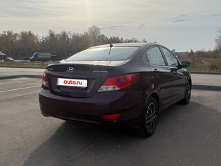 2014 Hyundai Solaris I, фиолетовый, 1080000 рублей, вид 5