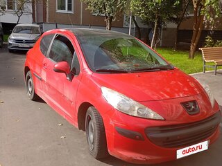 2009 Peugeot 207 I Рестайлинг, красный, 185000 рублей, вид 1