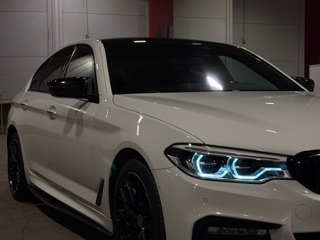 2018 BMW 5 серии 530d xDrive VII (G30/G31/G38), белый, 3650000 рублей, вид 3