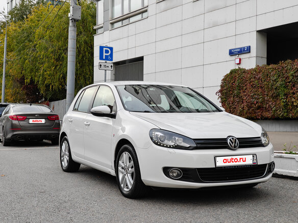 2011 Volkswagen Golf VI, белый, 999000 рублей - вид 5