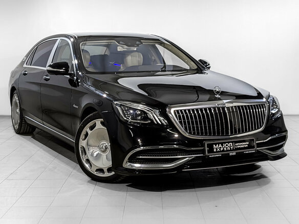2018 Mercedes-Benz Maybach S-Класс 560 I (X222) Рестайлинг, чёрный, 4750000 рублей - вид 3