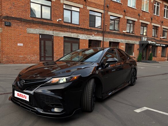 2022 Toyota Camry US Market VIII (XV70) Рестайлинг, чёрный, 3250000 рублей