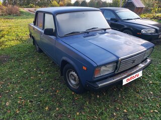 2007 Lada (ВАЗ) 2107, голубой, 150000 рублей, вид 2