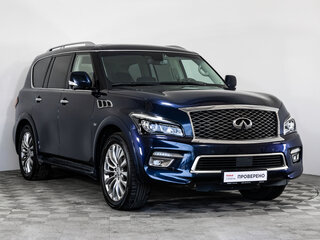 2014 Infiniti QX80 I Рестайлинг, синий, 2099000 рублей, вид 3