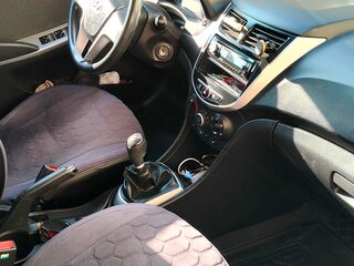 2013 Hyundai Solaris I, фиолетовый, 650000 рублей, вид 5