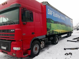 2004 DAF XF 95, красный, 1500000 рублей, вид 3