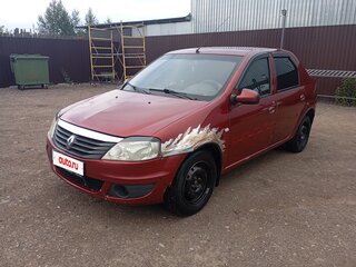 2013 Renault Logan I Рестайлинг, красный, 310000 рублей, вид 1