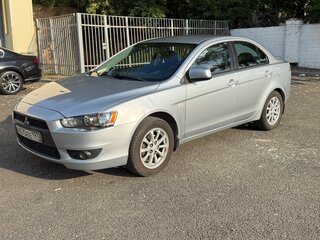 2010 Mitsubishi Lancer X, серебристый, 770000 рублей, вид 1