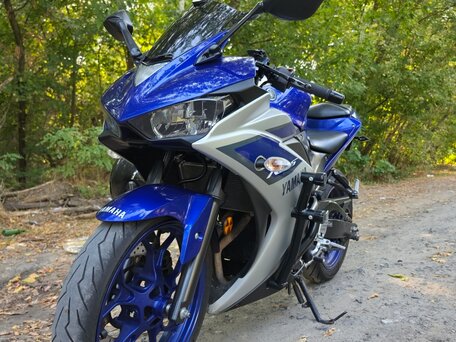 2016 Yamaha YZF-R25, синий, 370000 рублей, вид 2