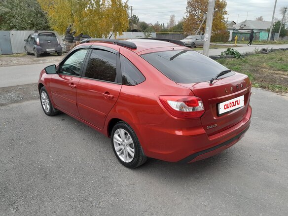 2019 Lada (ВАЗ) Granta I Рестайлинг, красный, 675000 рублей - вид 8