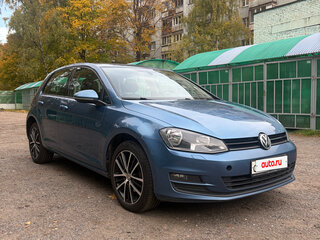 2013 Volkswagen Golf VII, синий, 1250000 рублей, вид 3