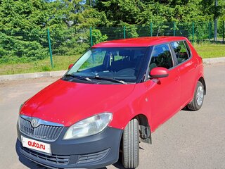2013 Skoda Fabia II Рестайлинг, красный, 349000 рублей, вид 2