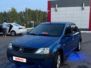 2007 Renault Logan I, синий, 350000 рублей, вид 1