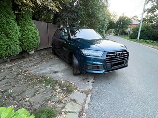 2019 Audi Q7 II (4M), синий, 5200000 рублей, вид 1