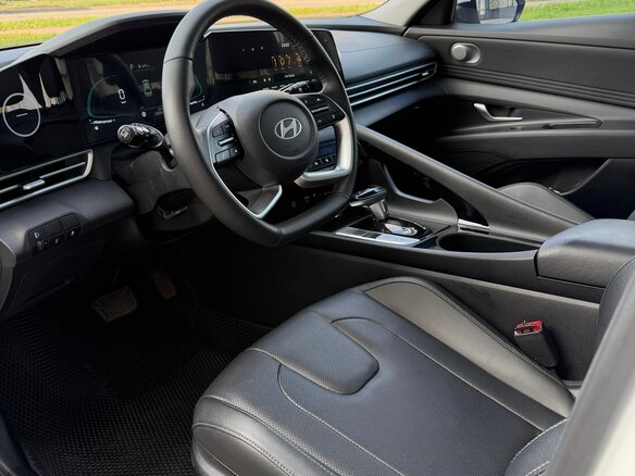 2024 Hyundai Elantra N Line VII (CN7) Рестайлинг, белый - вид 8