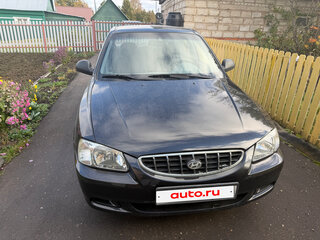2008 Hyundai Accent ТагАЗ II, чёрный, 300000 рублей, вид 3