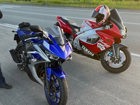 2015 Yamaha YZF-R3, синий, 450000 рублей, вид 5