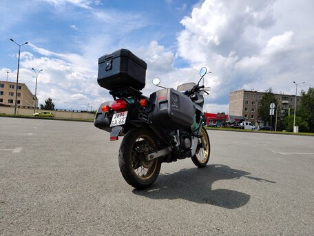 1992 Honda XL600V Transalp, зелёный, 280000 рублей, вид 4