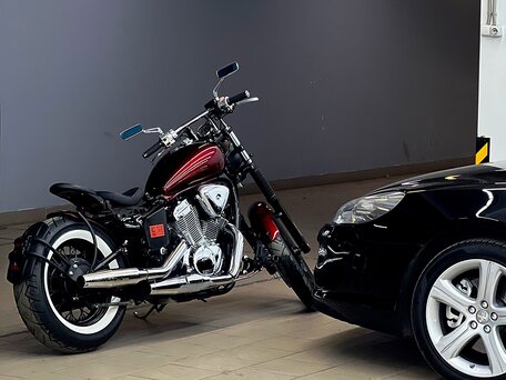 1990 Honda Steed 600, красный, 450000 рублей, вид 1