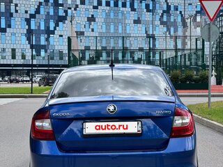 2018 Skoda Rapid I Рестайлинг, синий, 1180000 рублей, вид 3