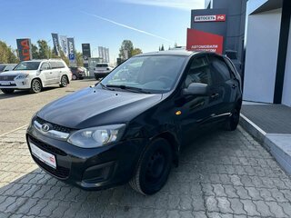 2014 Lada (ВАЗ) Kalina II, чёрный, 380889 рублей, вид 3