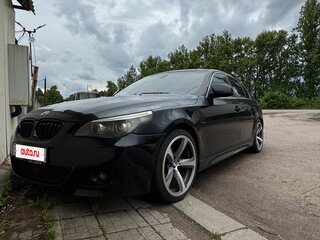 2008 BMW 5 серии 525i V (E60/E61) Рестайлинг, чёрный, 1375000 рублей, вид 1