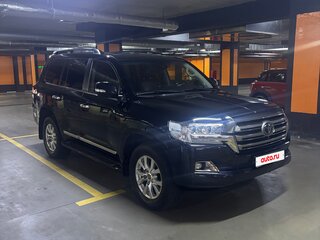 2018 Toyota Land Cruiser 200 Series Рестайлинг 2, чёрный, 6500000 рублей, вид 4