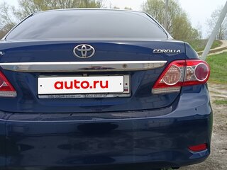 2011 Toyota Corolla X (E140, E150) Рестайлинг, синий, 1350000 рублей, вид 4