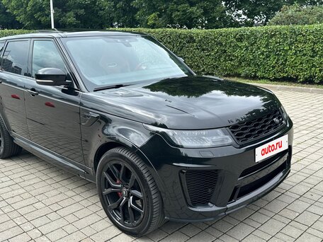 2021 Land Rover Range Rover Sport SVR II Рестайлинг, чёрный, 8100000 рублей, вид 3