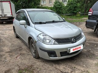 2007 Nissan Tiida I, серебристый, 350000 рублей, вид 2