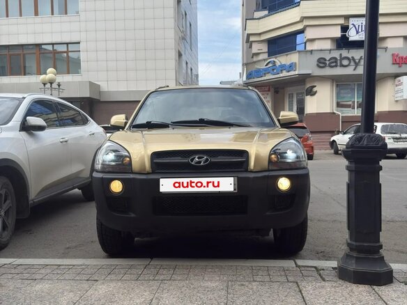 2005 Hyundai Tucson I, золотистый, 600000 рублей - вид 4