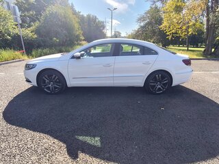 2012 Volkswagen Passat CC I Рестайлинг, белый, 1500000 рублей, вид 5