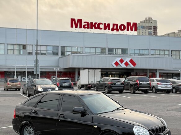2010 Lada (ВАЗ) Priora I, чёрный - вид 5