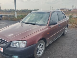 2008 Hyundai Accent ТагАЗ II, красный, 270000 рублей, вид 1