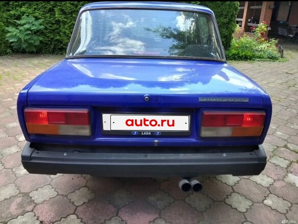 2001 Lada (ВАЗ) 2107, синий, 110000 рублей - вид 4