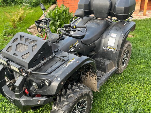 2021 Stels ATV-600YL Леопард, чёрный, 550000 рублей - вид 1
