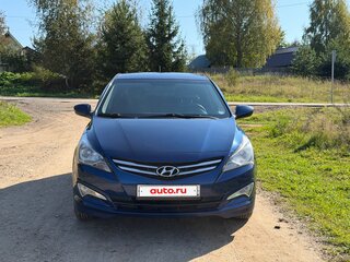 2015 Hyundai Solaris I Рестайлинг, синий, 1200000 рублей, вид 2