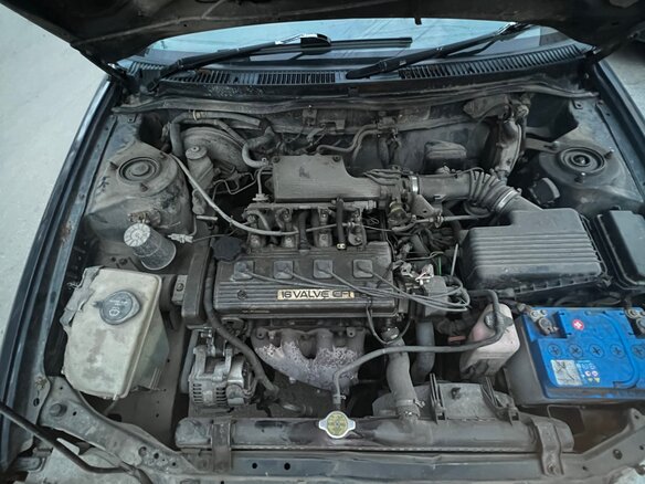 1992 Toyota Corolla VII (E100), синий, 130000 рублей - вид 9