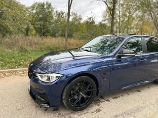 2016 BMW 3 серии 320i xDrive VI (F3x) Рестайлинг, синий, 1990000 рублей, вид 4