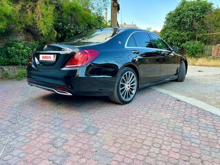 2015 Mercedes-Benz S-Класс 350 CDI BlueTEC VI (W222, C217), чёрный, 3300000 рублей, вид 4