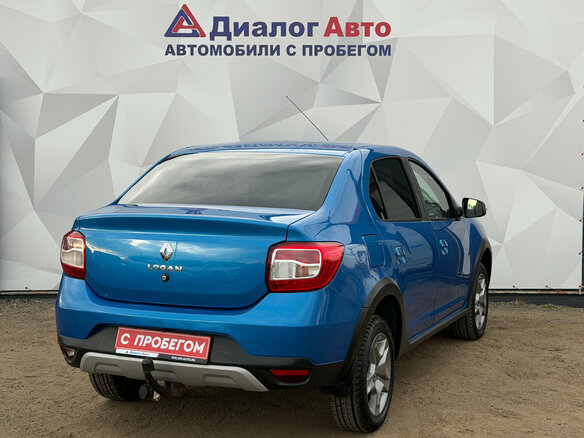2021 Renault Logan Stepway II Рестайлинг, синий, 1140000 рублей - вид 4